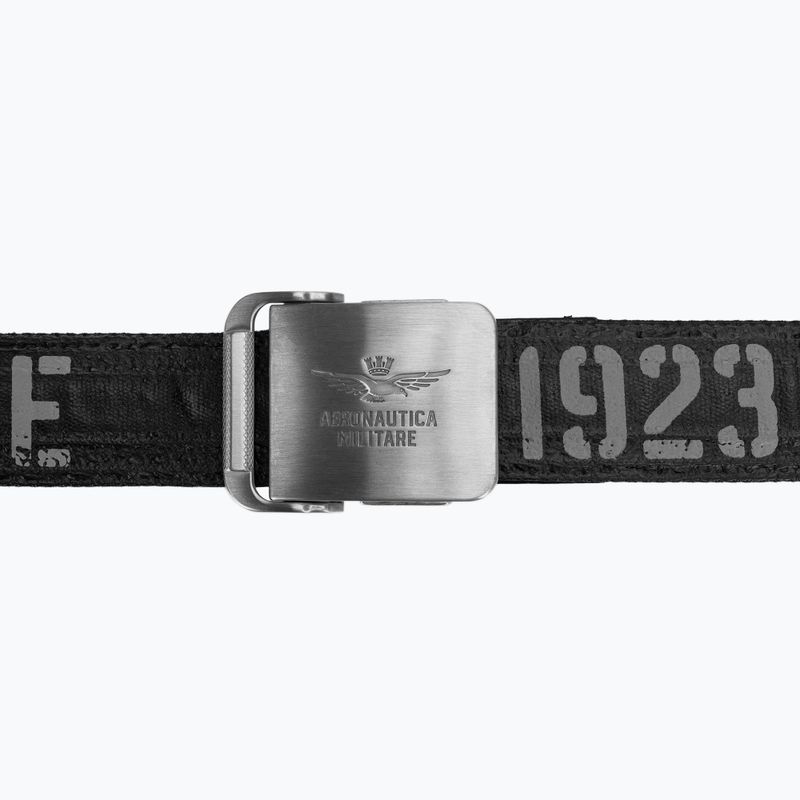 Curea de pantaloni pentru bărbați Pasek Aeronautica Militare 262CI0325UCT03585 jet black 2