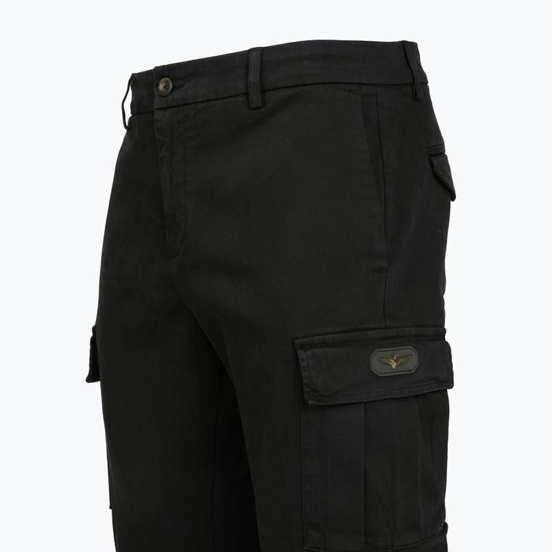 Pantaloni pentru bărbați Spodnie Aeronautica Militare 262PA1740UCT04381 jet black 3
