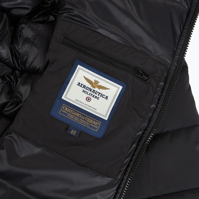 Geacă de iarnă pentru bărbați Kurtka Aeronautica Militare 262AB3074UCT04358 jet black 5