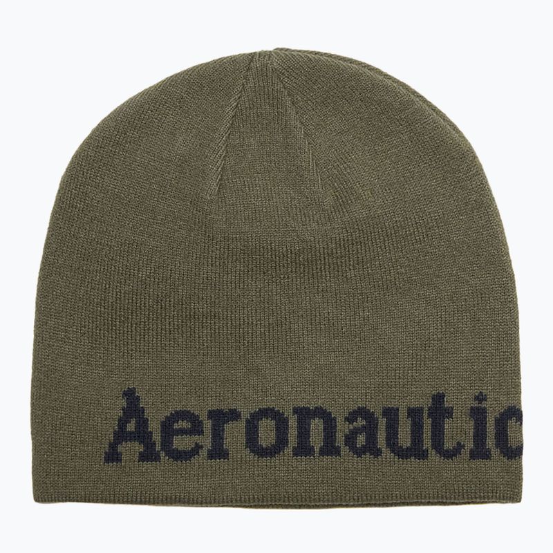 Căciulă de iarnă pentru bărbați Czapka Aeronautica Militare 262CU0093UL00450 Tea Leaf
