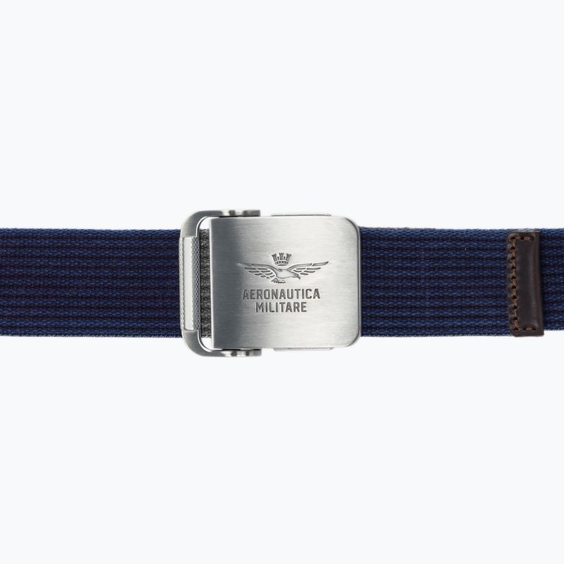 Curea de pantaloni pentru bărbați Pasek Aeronautica Militare 262CI0319UCT04306 blu navy 2