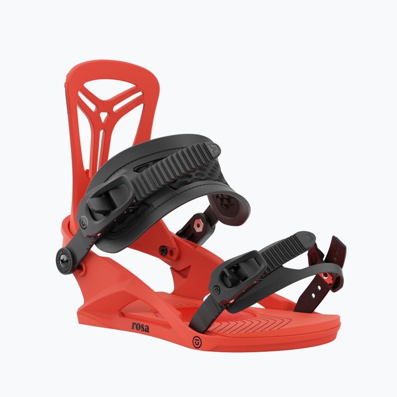 Atașamente de snowboard pentru femei Union Rosa roșu 2220833