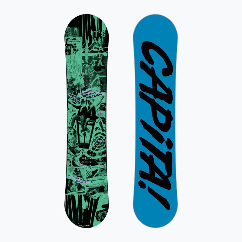 Snowboard pentru copii CAPiTA Scott Stevens Mini negru-verde 1221143