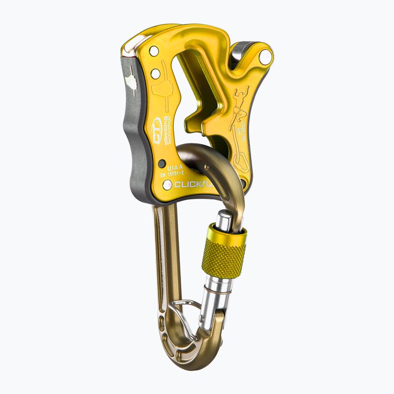 Climbing Technology Click Up dispozitiv de asigurare galben
