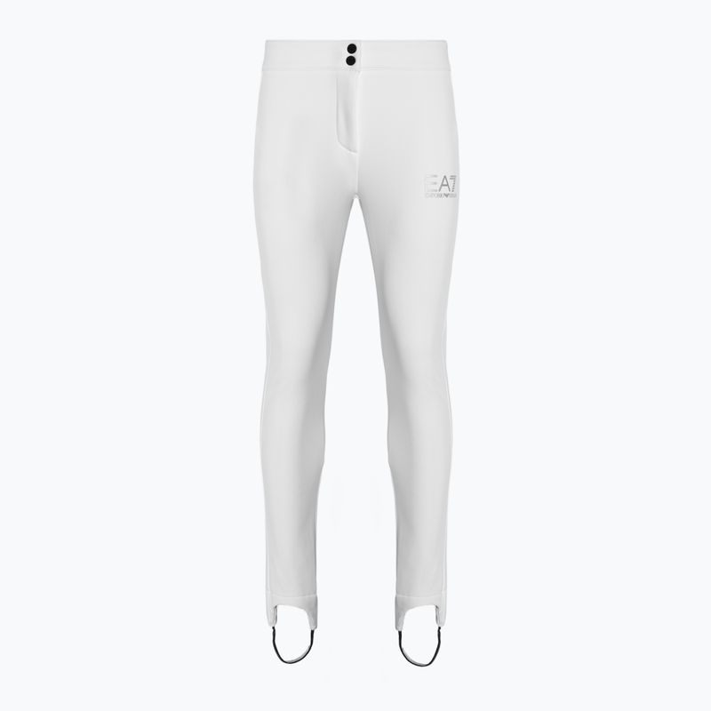 EA7 Emporio Armani jambiere de schi pentru femei Pantaloni 6RTP07 alb