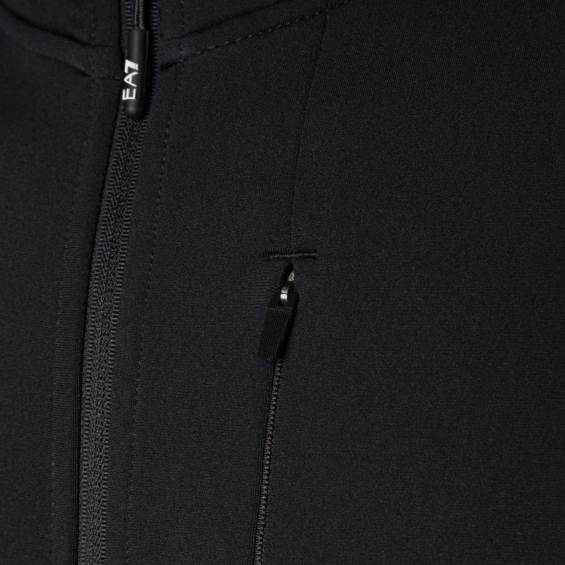Hanorac pentru bărbați EA7 Emporio Armani Felpa 6RPMC5 negru 3