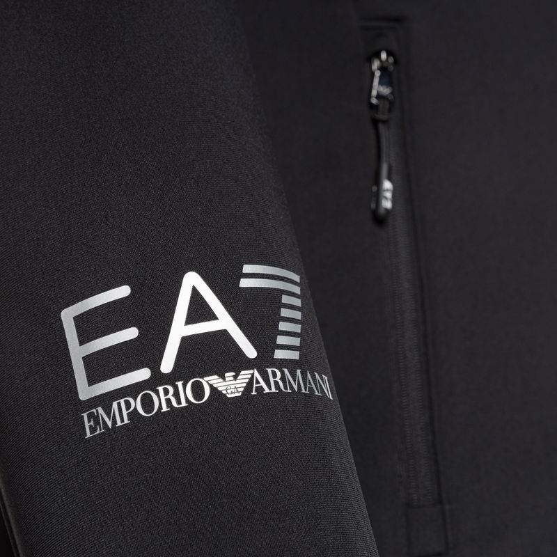 Hanorac pentru bărbați EA7 Emporio Armani Felpa 6RPMC5 negru 5