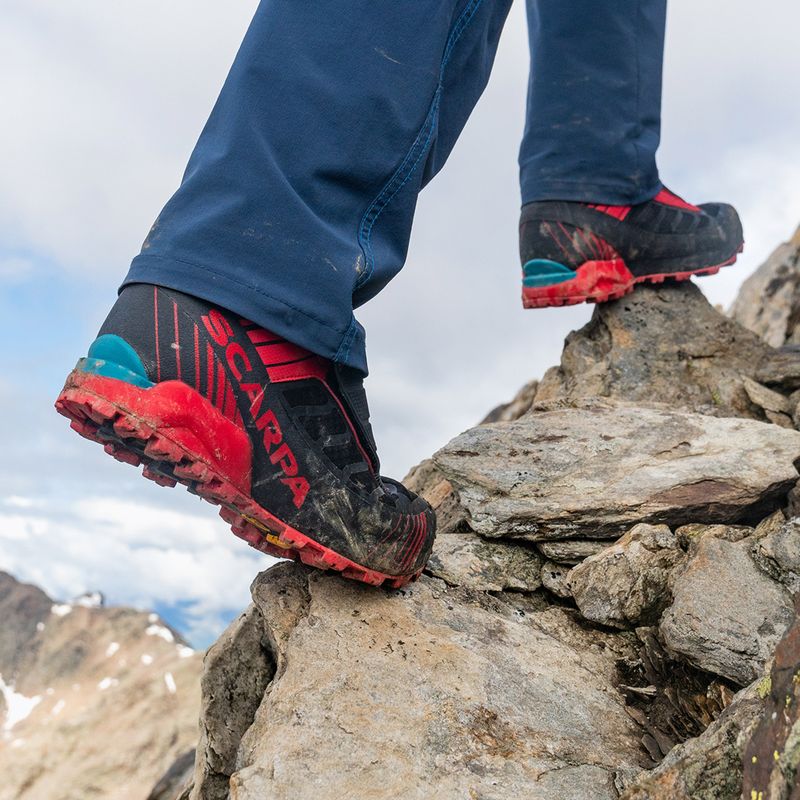 Încălțăminte de munte pentru bărbați SCARPA Ribelle S HD black/red 12