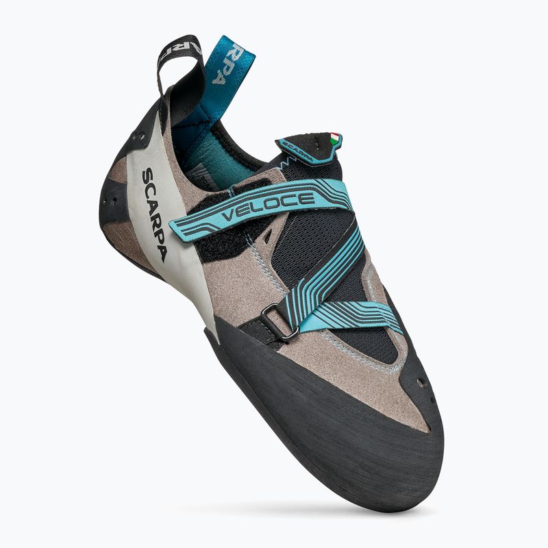 Încălțăminte de cățărare pentru femei  SCARPA Veloce light gray/maldive 7