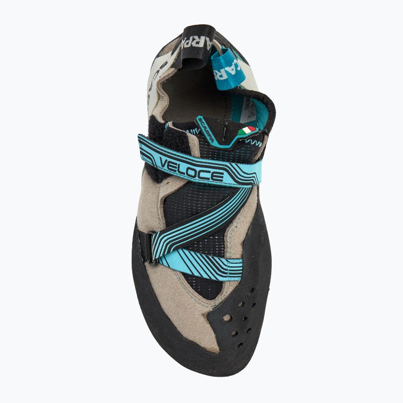 Încălțăminte de cățărare pentru femei  SCARPA Veloce light gray/maldive 5