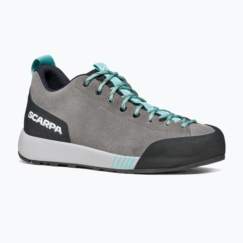 Încălțăminte de trekking pentru femei Scarpa Gecko gri-neagră 72602 10