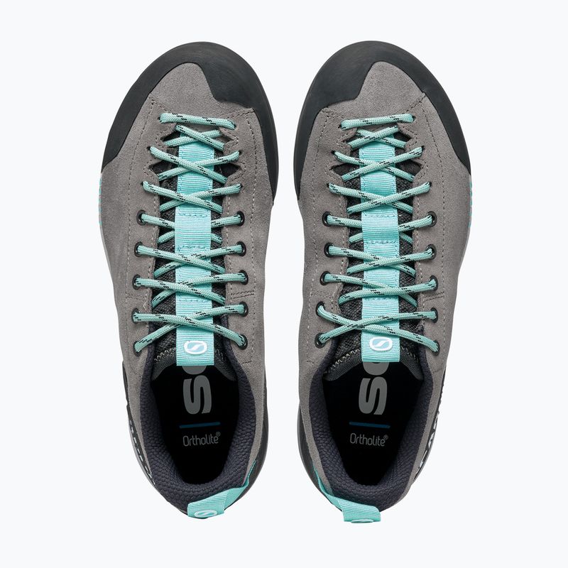 Încălțăminte de trekking pentru femei Scarpa Gecko gri-neagră 72602 14