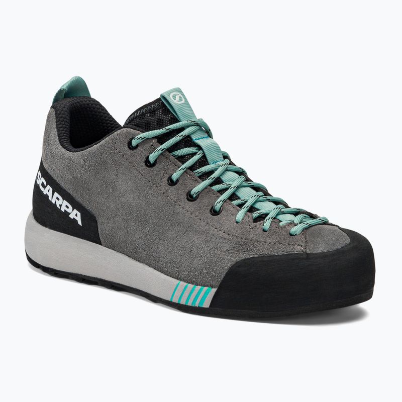 Încălțăminte de trekking pentru femei Scarpa Gecko gri-neagră 72602