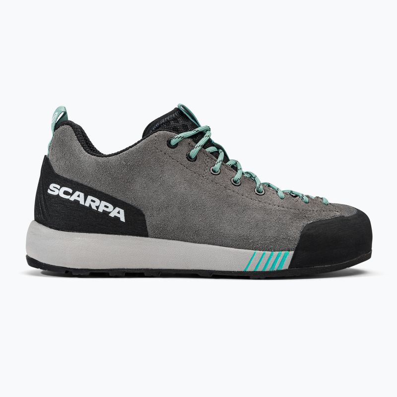 Încălțăminte de trekking pentru femei Scarpa Gecko gri-neagră 72602 2