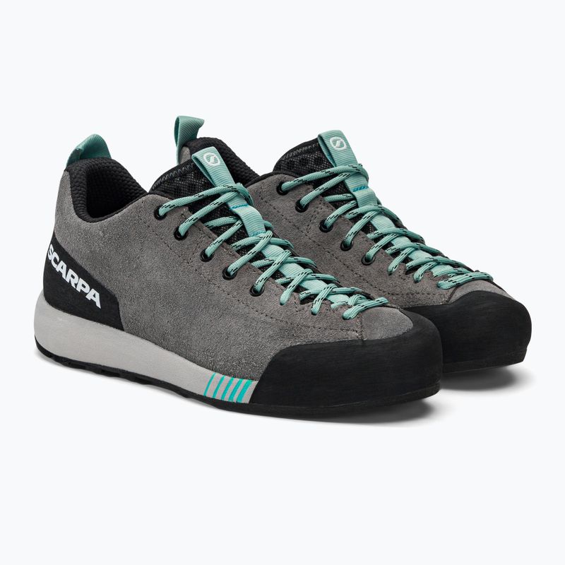 Încălțăminte de trekking pentru femei Scarpa Gecko gri-neagră 72602 4