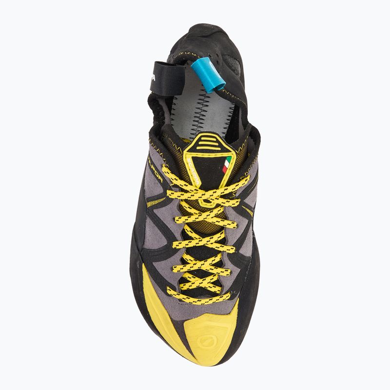Încălțăminte de cățărat SCARPA Vapor smoke / yellow 5