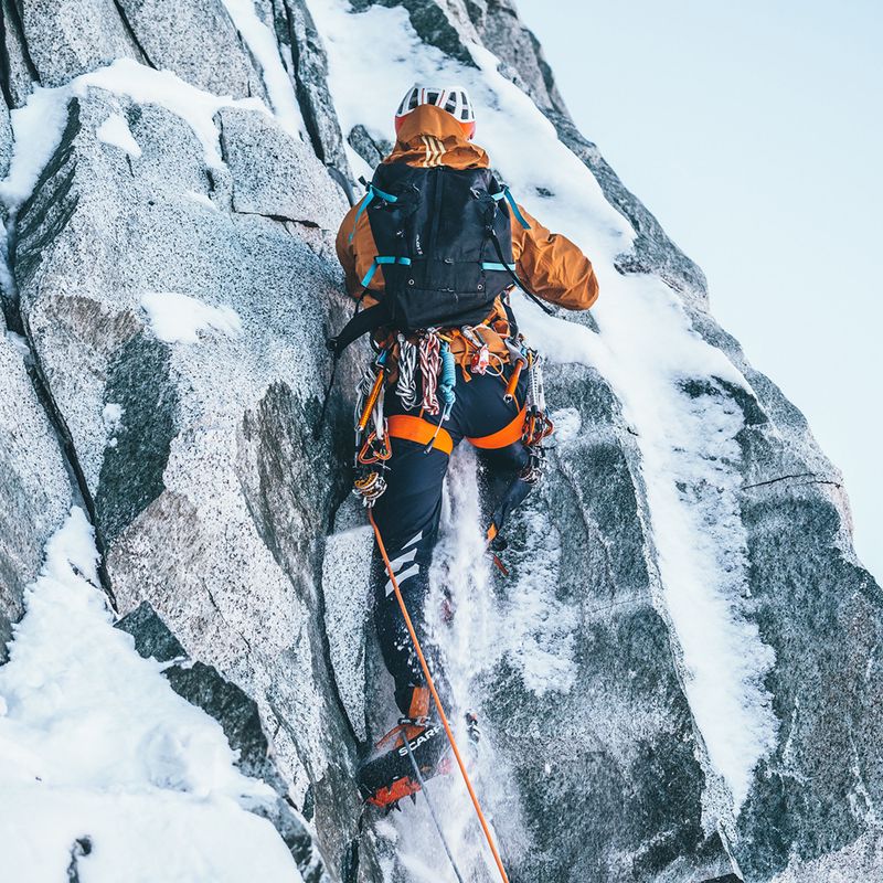 Cizme de drumeție pentru bărbați SCARPA Phantom 6000 black/ bright orange 14