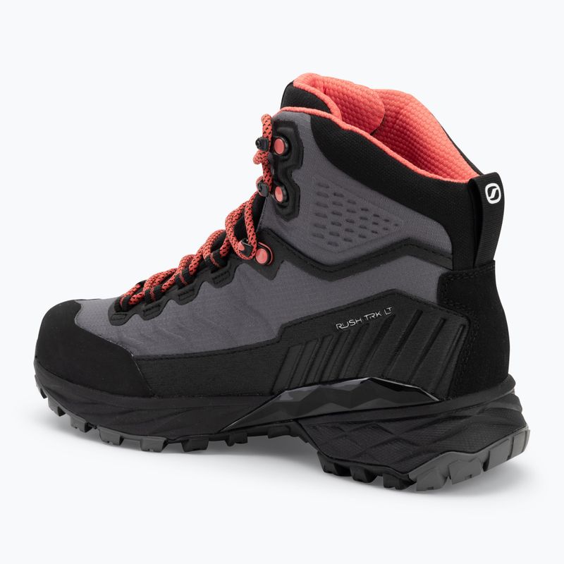 Încălțăminte de trekking pentru femei SCARPA Rush TRK LT GTX gray/coral 3