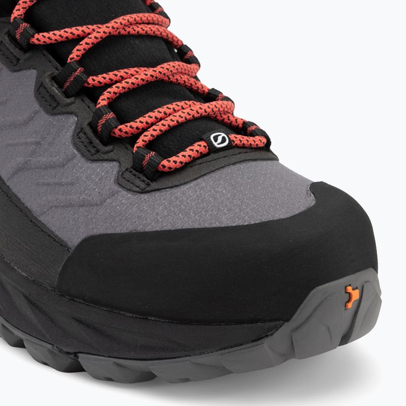 Încălțăminte de trekking pentru femei SCARPA Rush TRK LT GTX gray/coral 7