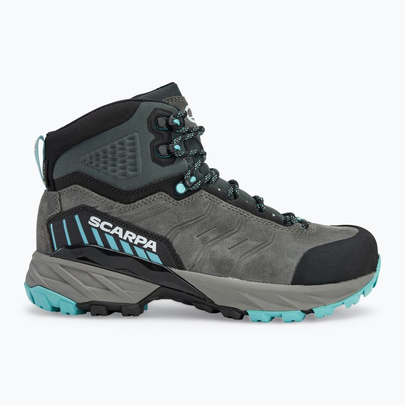 Încălțăminte de trekking pentru femei SCARPA Rush TRK GTX midgray/aqua 2