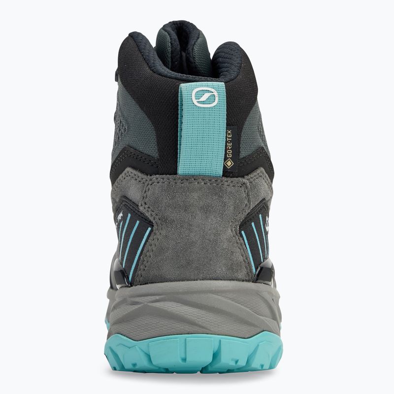 Încălțăminte de trekking pentru femei SCARPA Rush TRK GTX midgray/aqua 6