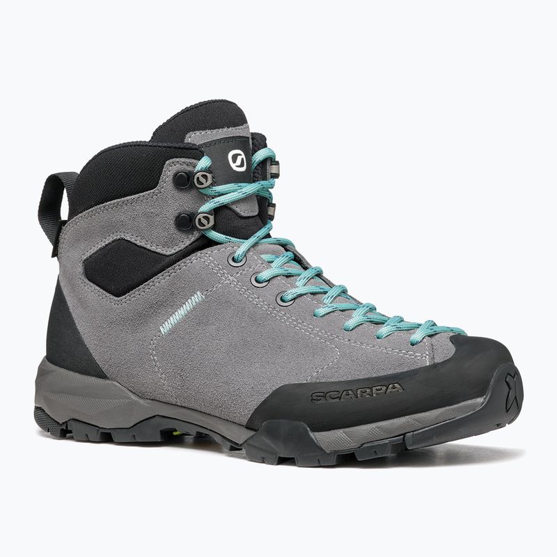 Încălțăminte de trekking pentru femei SCARPA Mojito Hike GTX smoke/jade 8