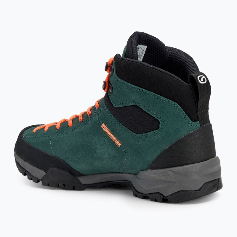 Încălțăminte de trekking pentru femei SCARPA Mojito Hike GTX botanic green/orange pop 3