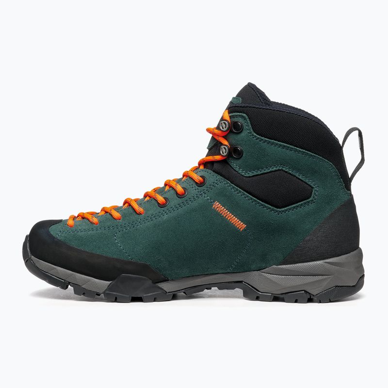 Încălțăminte de trekking pentru femei SCARPA Mojito Hike GTX botanic green/orange pop 10