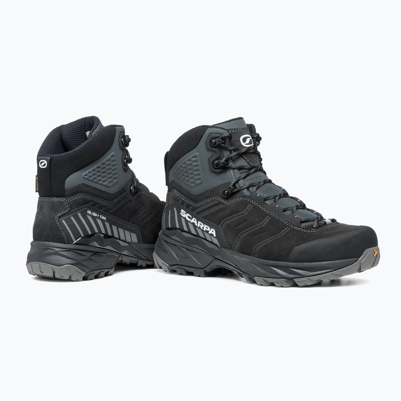 Încălțăminte de trekking pentru bărbați SCARPA Rush TRK GTX dark anthracite/black 11