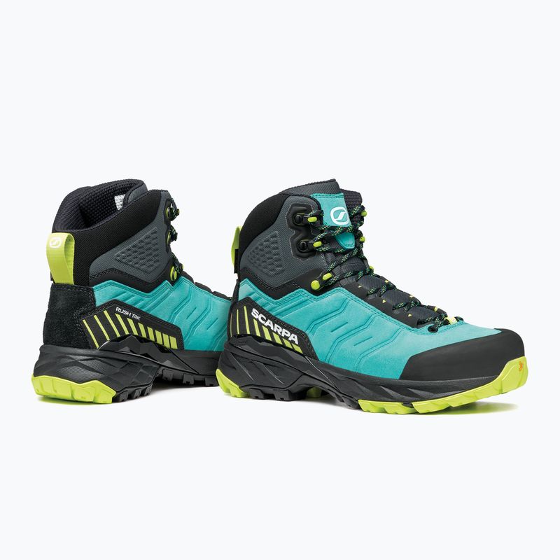 Cizme de trekking pentru femei SCARPA Rush TRK GTX ceramic/sunny lime 11