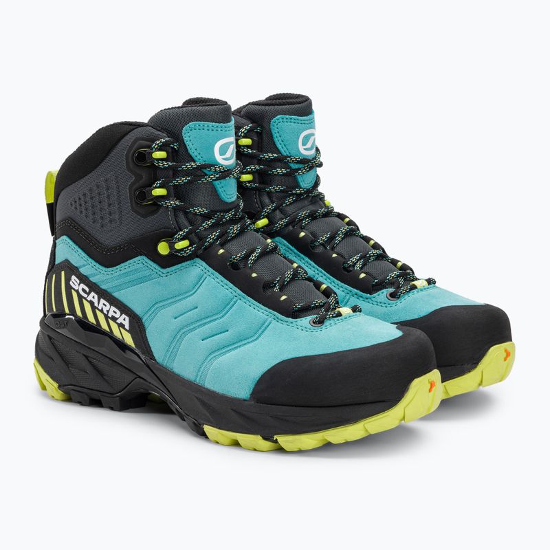 Cizme de trekking pentru femei SCARPA Rush TRK GTX ceramic/sunny lime 4