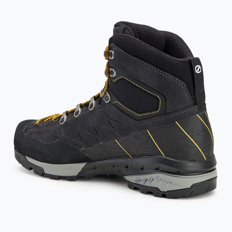 Încălțăminte de trekking pentru bărbați SCARPA Mescalito TRK GTX dark anthracite/ mustard 3