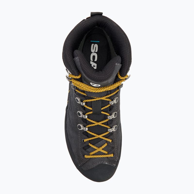 Încălțăminte de trekking pentru bărbați SCARPA Mescalito TRK GTX dark anthracite/ mustard 5