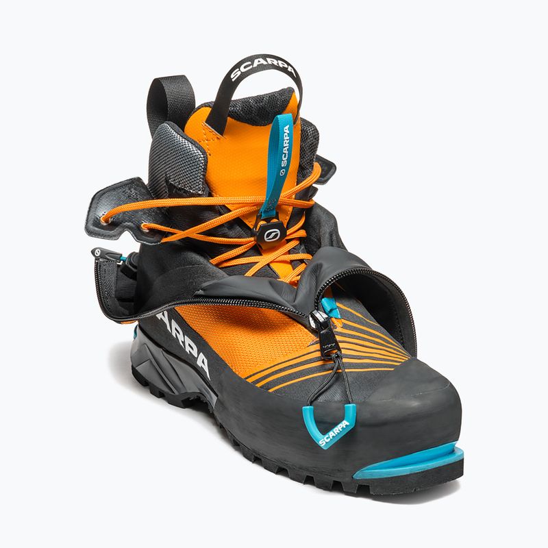 Scarpa Phantom Tech HD negru/portocaliu aprins cizme de munte pentru bărbați Scarpa Phantom Tech HD negru/portocaliu aprins pentru bărbați 11