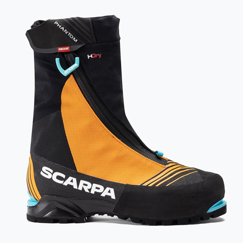 Scarpa Phantom Tech HD negru/portocaliu aprins cizme de munte pentru bărbați Scarpa Phantom Tech HD negru/portocaliu aprins pentru bărbați 2