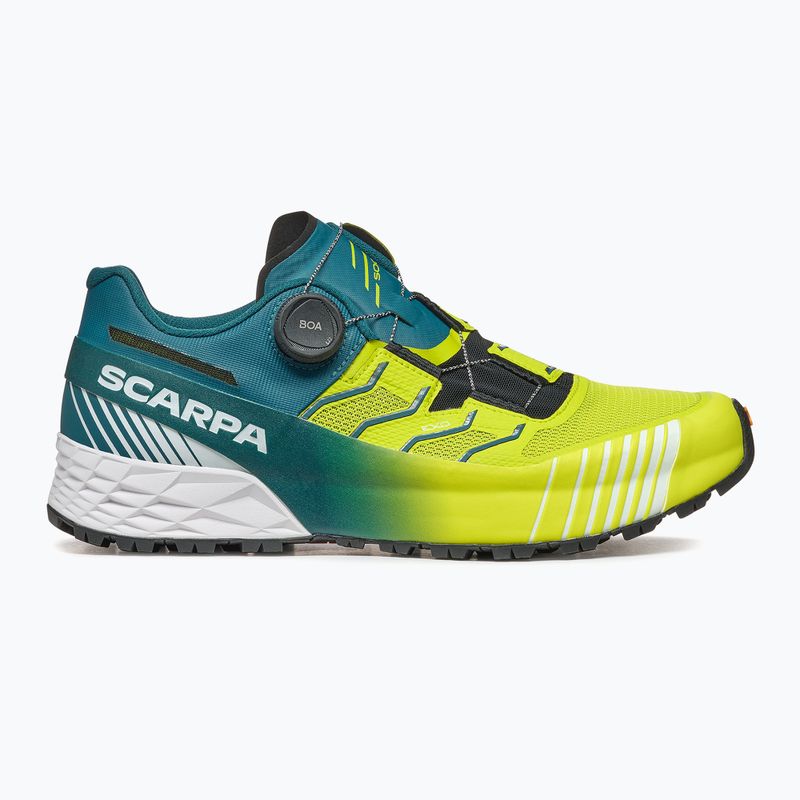 Încălțăminte de alergare pentru bărbați SCARPA Ribelle Run Kalibra HT lime green/deep lagun
