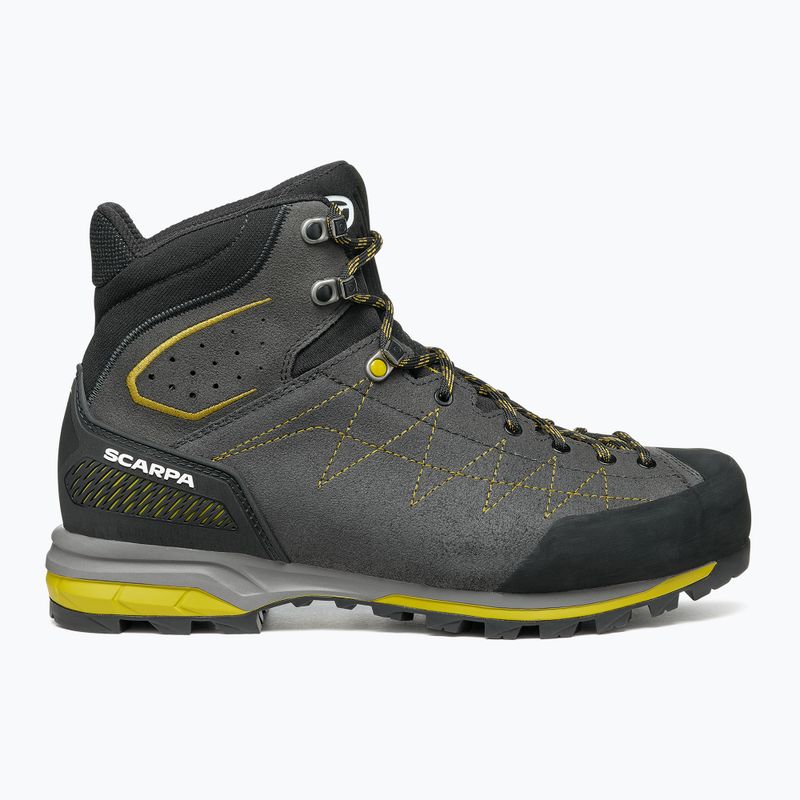 Încălțăminte de abordare pentru bărbați SCARPA Zodiac TRK GTX anthracite/sulphur 9