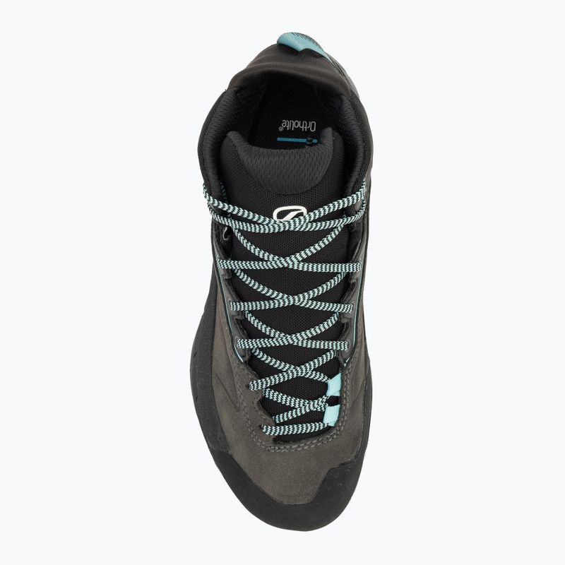 Încălțăminte de abordare pentru femei SCARPA Rapid XT Mid GTX shark/aqua 5