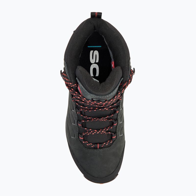 Încălțăminte de drumeție pentru femei SCARPA Moraine Polar GTX dark anthracite/ coral 5