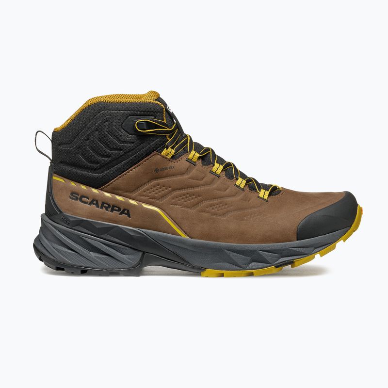 Încălțăminte de trekking pentru bărbați SCARPA Rush 2 Pro Mid GTX brown/sulphur 2