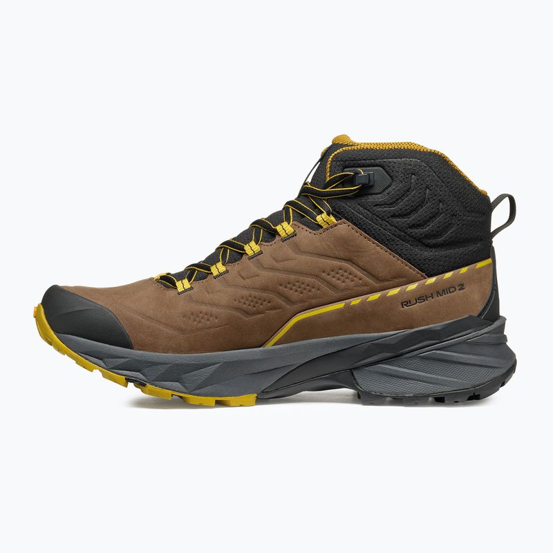 Încălțăminte de trekking pentru bărbați SCARPA Rush 2 Pro Mid GTX brown/sulphur 3