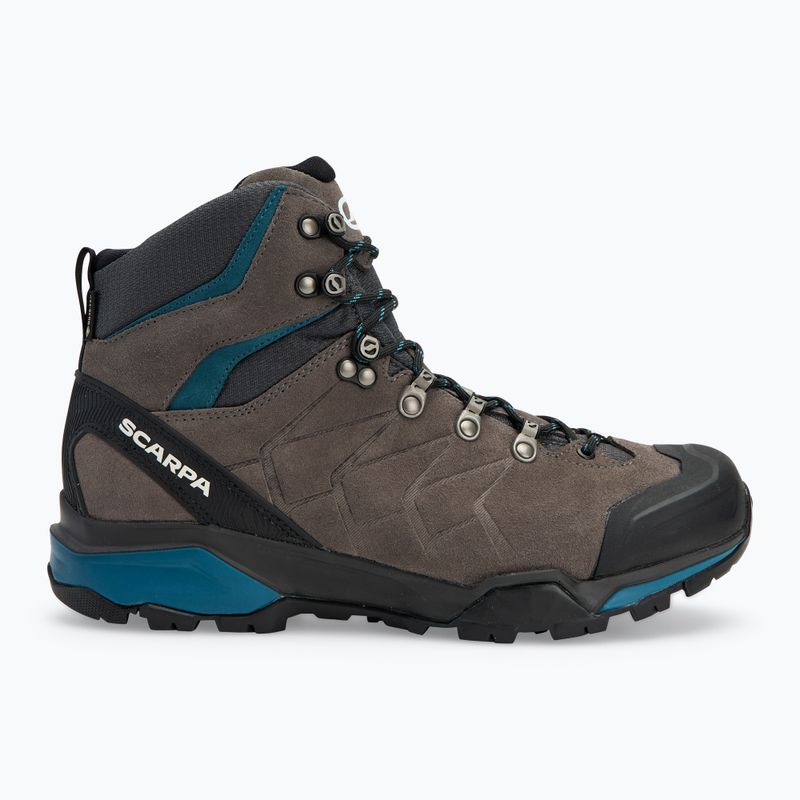 Încălțăminte de trekking pentru bărbați SCARPA ZG Trek GTX titanium/lake blue 2