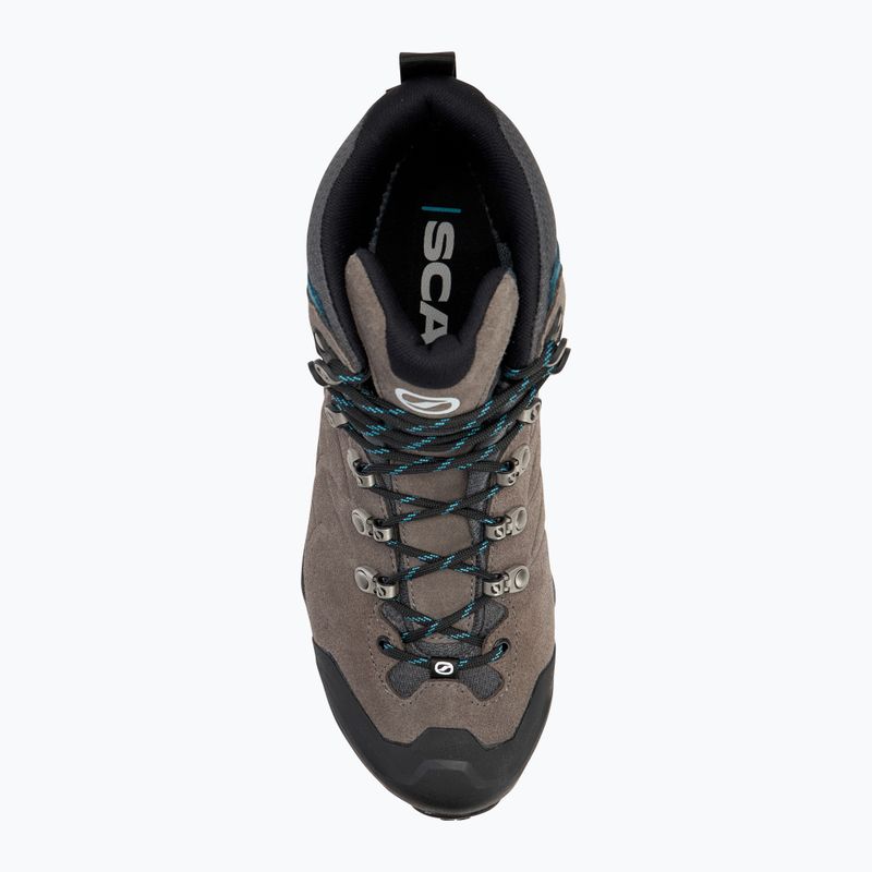 Încălțăminte de trekking pentru bărbați SCARPA ZG Trek GTX titanium/lake blue 5