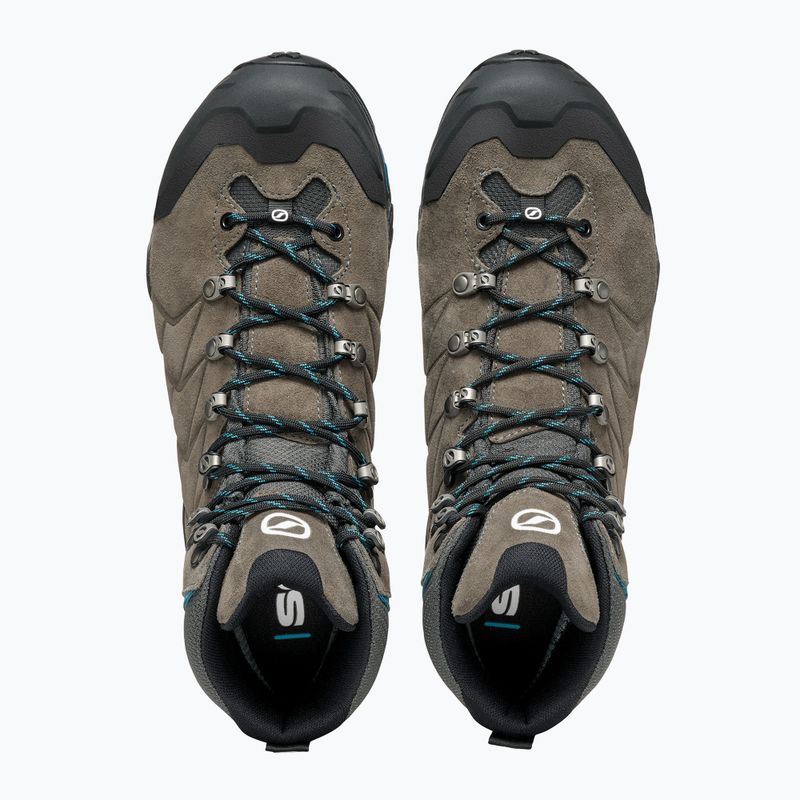 Încălțăminte de trekking pentru bărbați SCARPA ZG Trek GTX titanium/lake blue 12