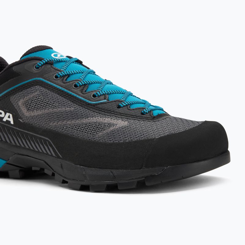 Încălțăminte de abordare pentru bărbați SCARPA Rapid LT anthracite/reef blue 7