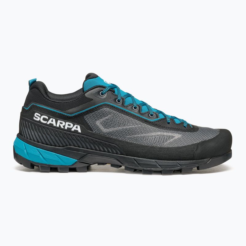 Încălțăminte de abordare pentru bărbați SCARPA Rapid LT anthracite/reef blue