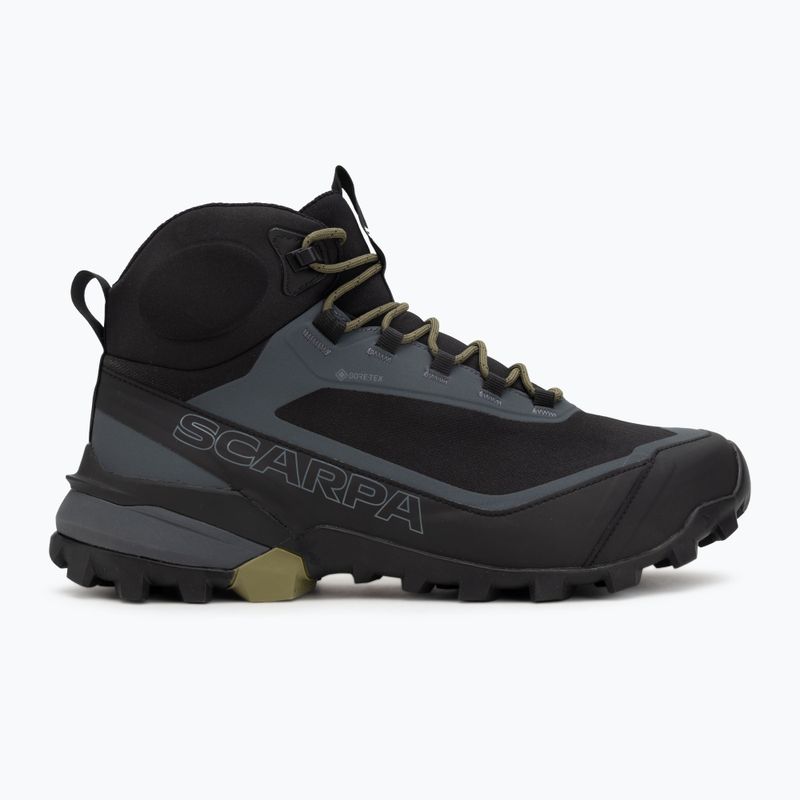Încălțăminte de trekking pentru bărbați SCARPA Ribelle Cross 2 GTX black/olive 2