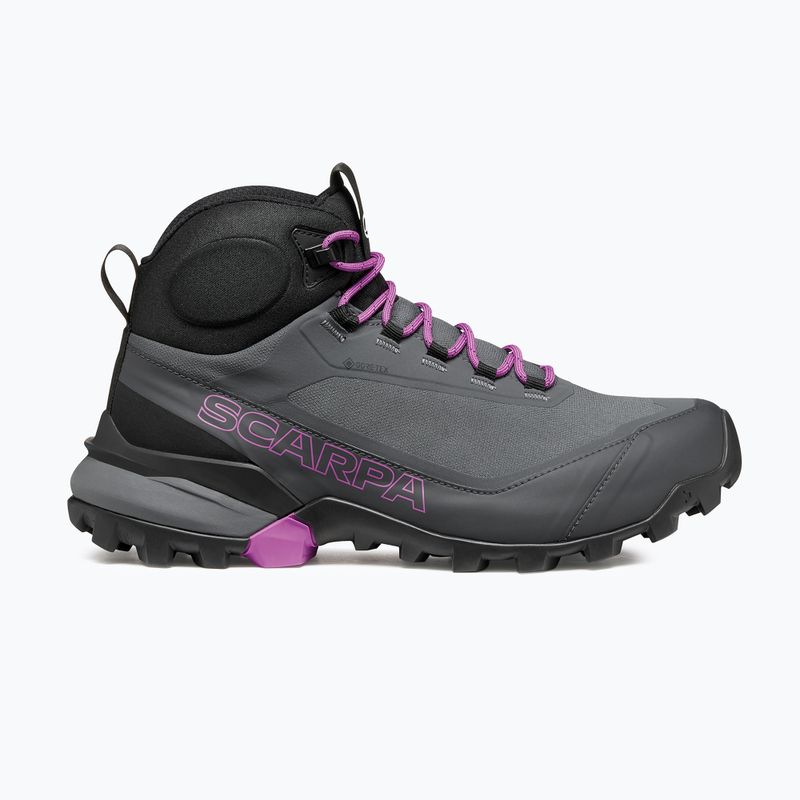 Încălțăminte de trekking pentru femei SCARPA Ribelle Cross 2 Mid GTX dark gray/purple 2