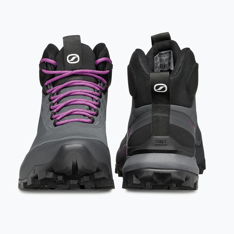 Încălțăminte de trekking pentru femei SCARPA Ribelle Cross 2 Mid GTX dark gray/purple 4