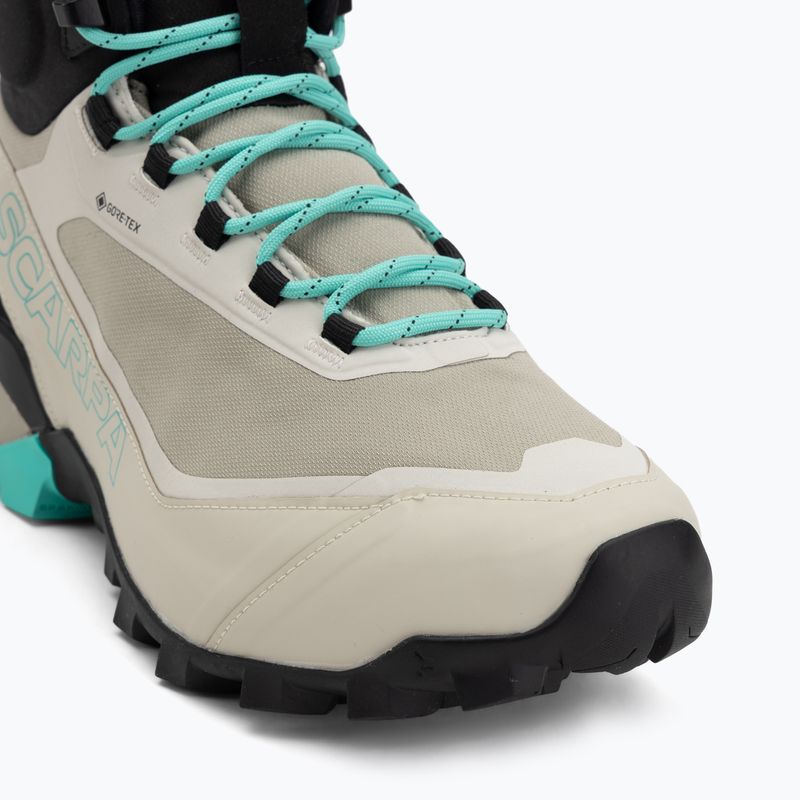 Încălțăminte de trekking pentru femei SCARPA Ribelle Cross 2 GTX fog/aqua green 7